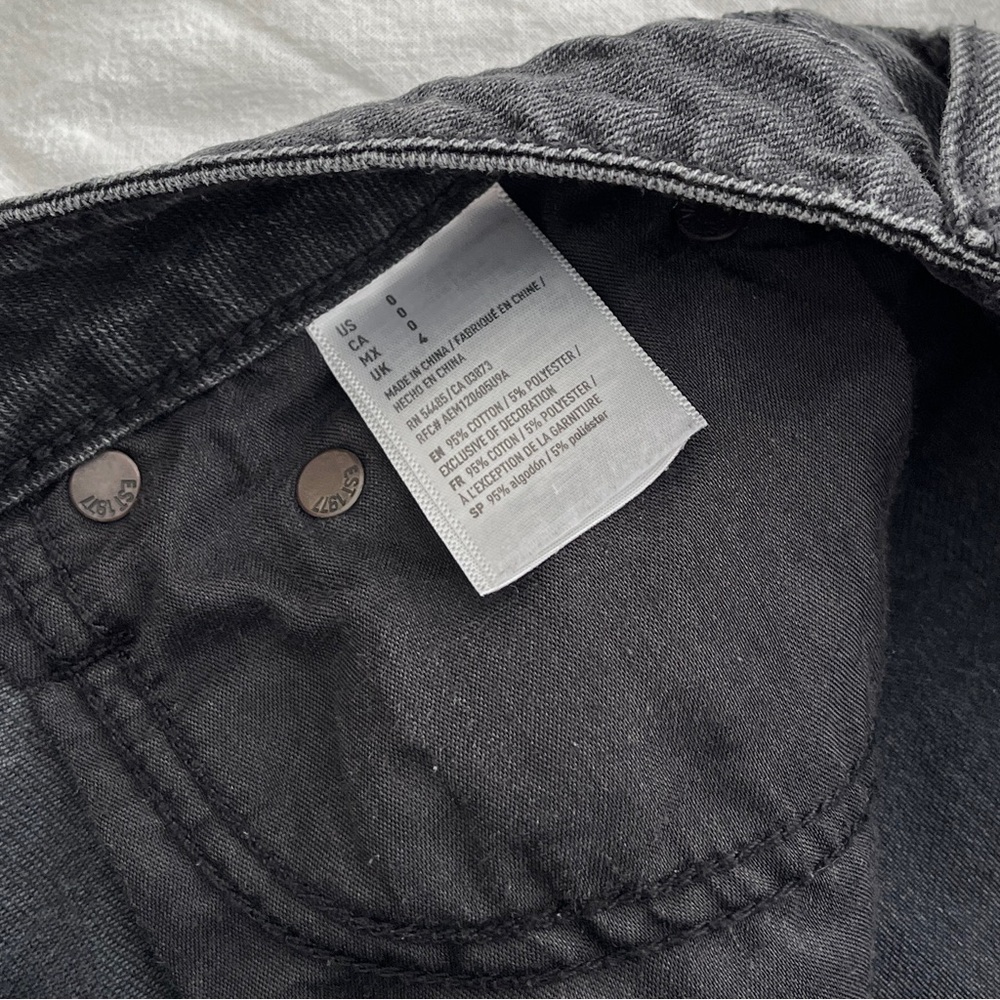 American Eagle Black Denim Mini Skirt - Picture 7 of 7